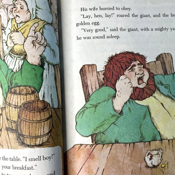 Jack and the Beanstalk Little Golden Book 1990 Childrens Book Fairy Tale u - Picture 7 of 8